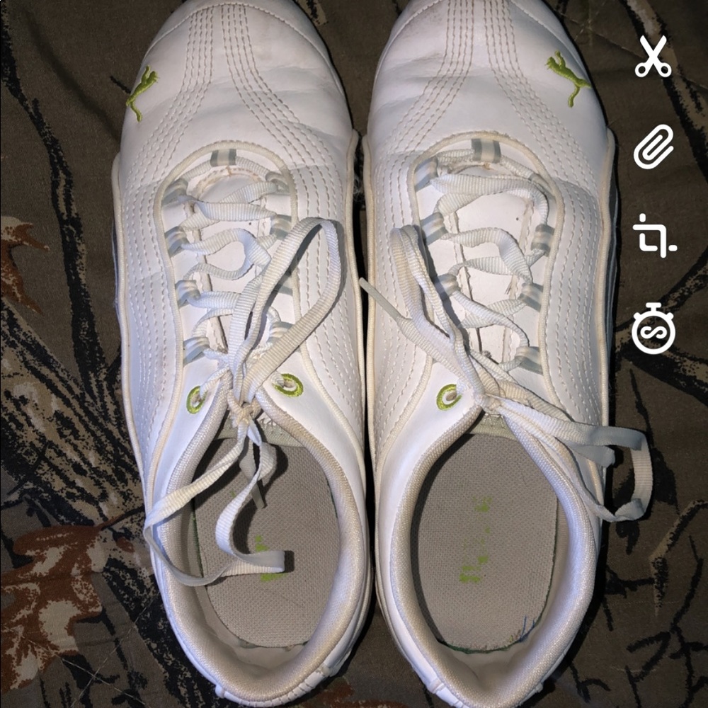 White Puma Cheer Shoes